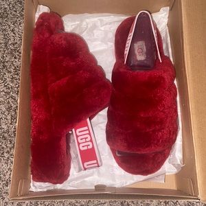 W Fluff Yeah UGG Slides